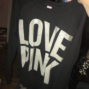 Bling pink sweater